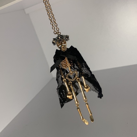 Betsey Johnson Skeleton Necklace - Picture 11 of 13